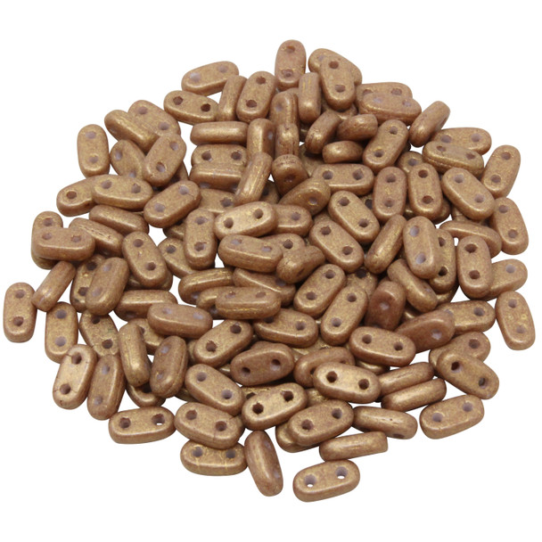 CzechMates® 2 Hole Bar Beads -- Macadamia Pacifica