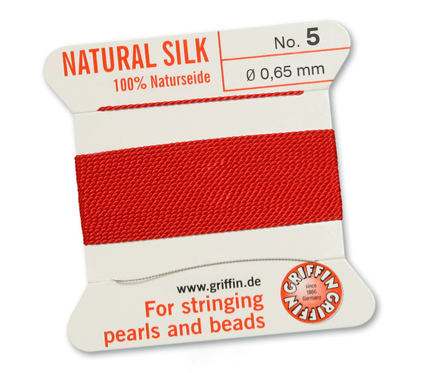 Griffin® Silk Cord Red #5