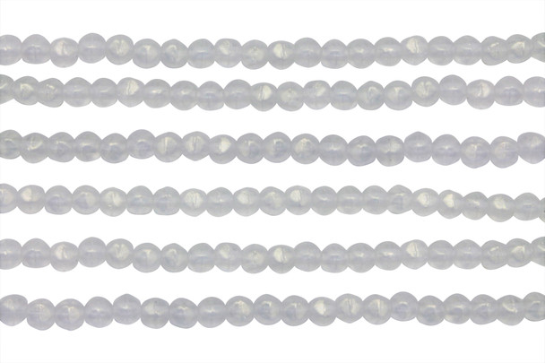 Czech Glass 3mm English Cut Round -- Sueded Gold Crystal