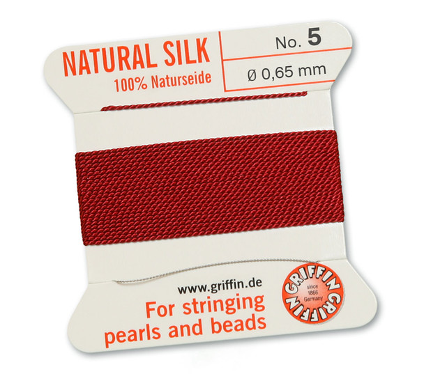 Griffin® Silk Cord Garnet #5
