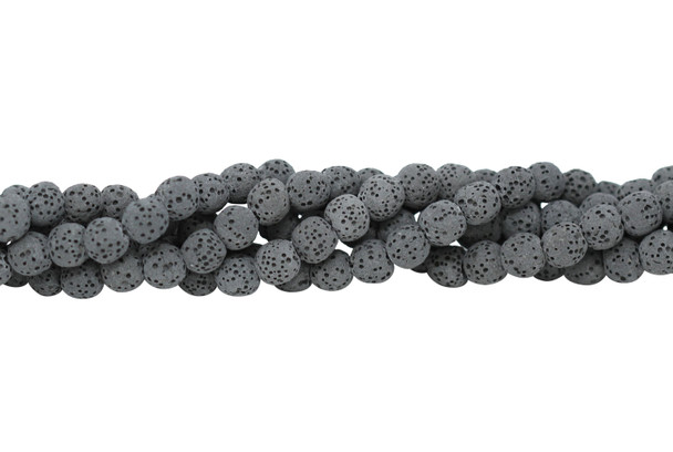 Bead World Exclusive Lava Rock Uncoated Natural 9mm Round