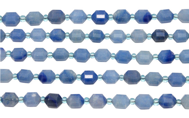 Blue Aventurine Polished 8mm Energy Tube