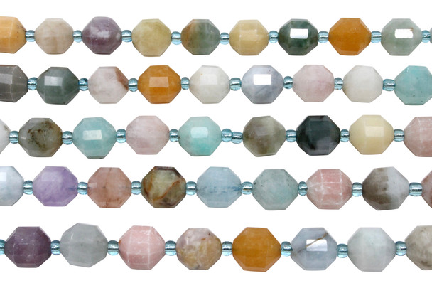 Mixed Gemstones Polished 10mm Energy Tube