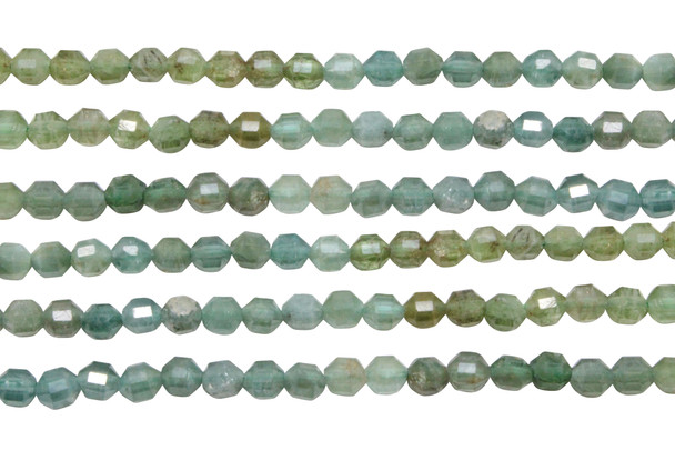 Green Apatite Polished 4mm Banded Energy Tube