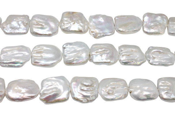 Freshwater Pearls 22x20mm Rectangle