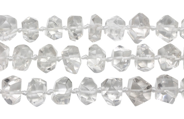 Crystal Quartz A Grade Polished 9x14mm Nugget