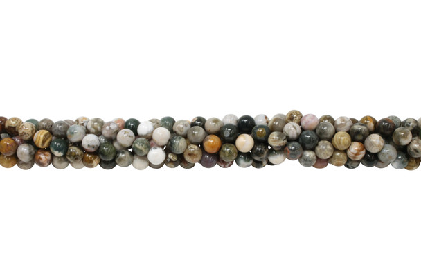 Ocean Jasper Madagascar Polished 6mm Round