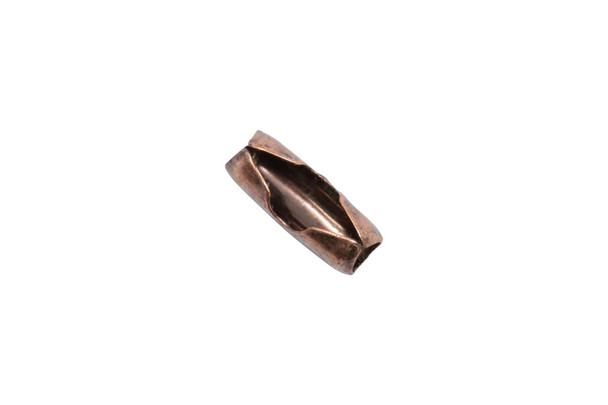 Antique Copper 2.3mm Ball Chain Connector Ends