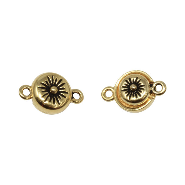 Magnetic Starburst Clasp - Gold Plated