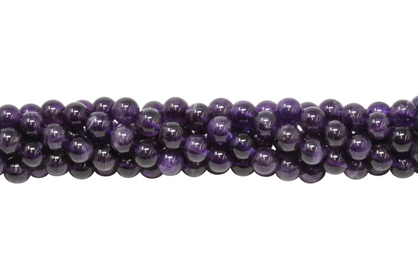 Amethyst AB Grade Polished 6mm Round