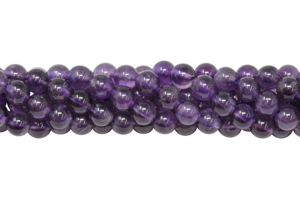 Amethyst AB Grade Polished 8mm Round