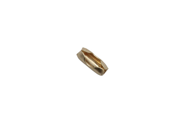 Satin Hamilton Gold 1.5mm Ball Chain Connector Ends