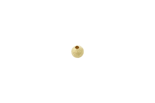 Gold Plated 6mm Stardust Bead