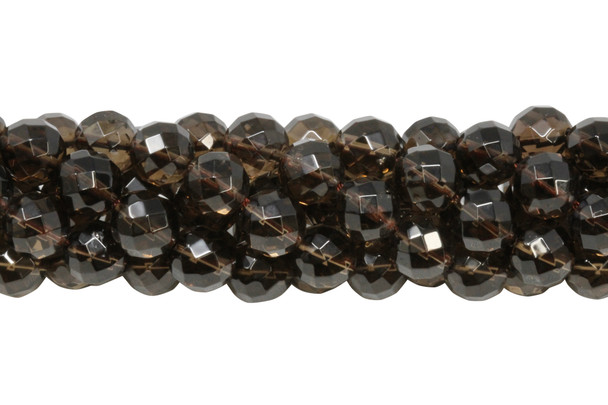 Smoky Quartz A Grade Polished 10mm Faceted Round