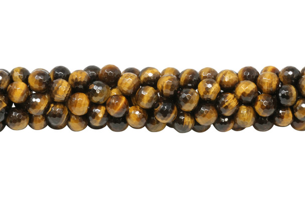 Tiger Eye Grade A Polished 10mm Faceted Round