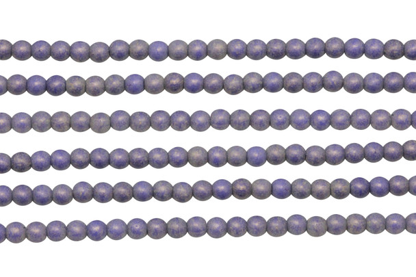 Czech Glass 4mm Round -- Pacifica Elderberry