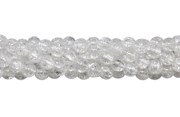 Cracked Crystal Quartz Polished A Grade 6mm Round
