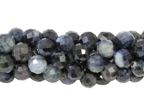 Sapphire Polished 6mm Faceted Round
