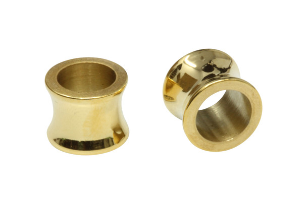 Gold Plated 12x8mm Vase Bead
