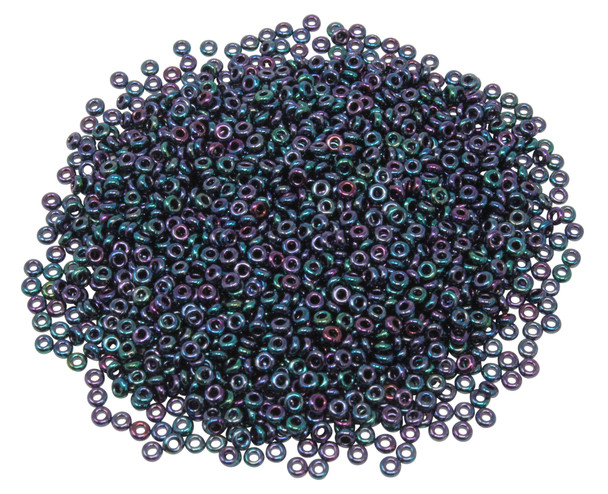Size 11 Toho Demi Round Seed Beads -- Higher Metallic Dragonfly