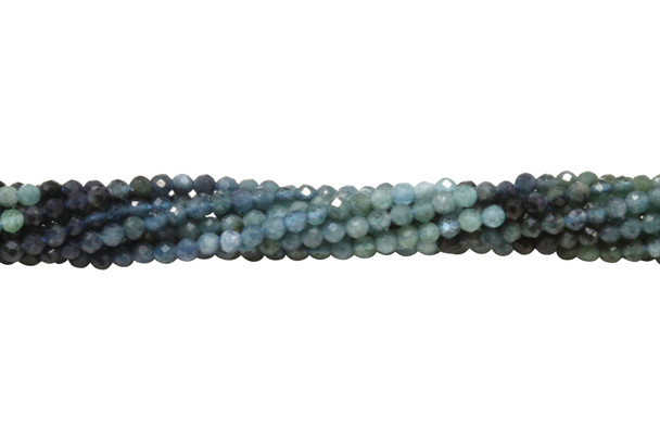 Blue Tourmaline Polished 1.5mm Faceted Round