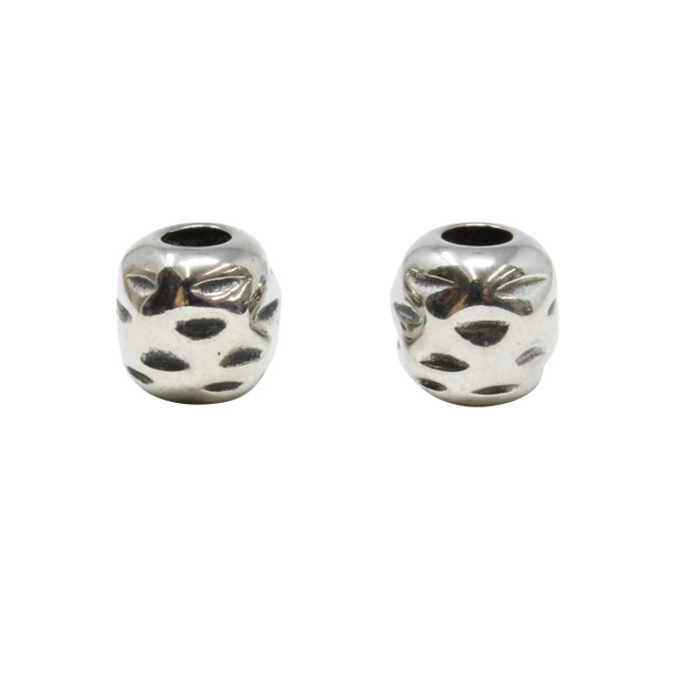 Stainless Steel 10x9mm Nugget Bead