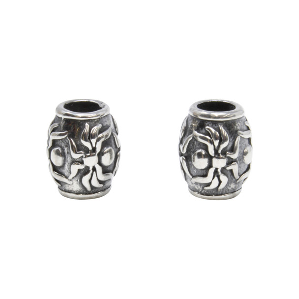 Stainless Steel 13.5x11mm Spider Barrel Bead