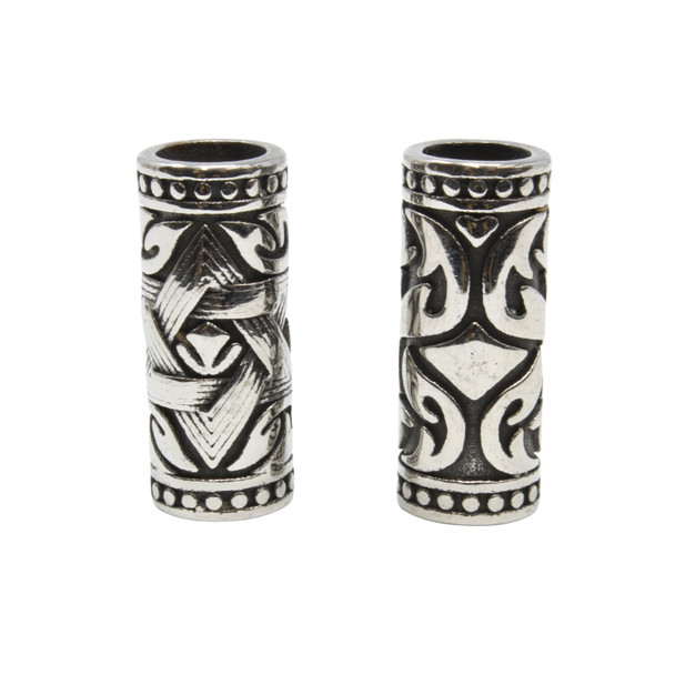 Stainless Steel 30.5x12mm Star Tube Bead