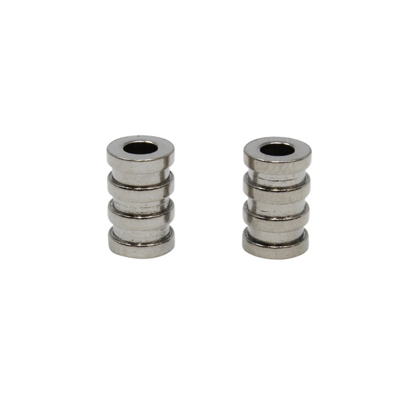 Stainless Steel 9x6mm Grooved Tube Bead