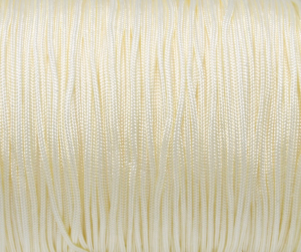 Cornsilk / Cream - 1.5mm Nylon Chinese Knotting Cord - Sold by the Foot