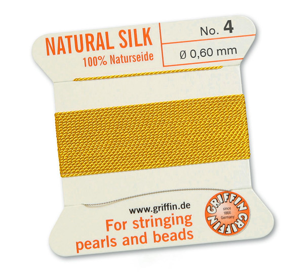 Griffin® Silk Cord Yellow #4