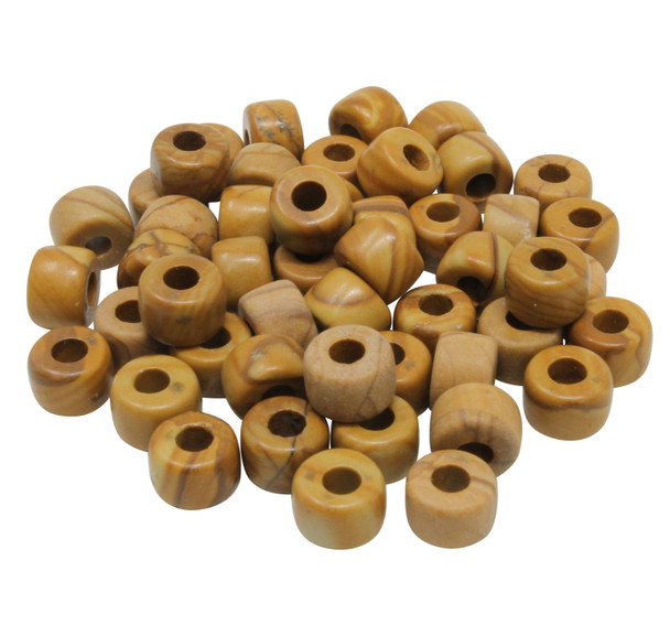 Forte Bead - Wood Grain Stone - Sold Individually