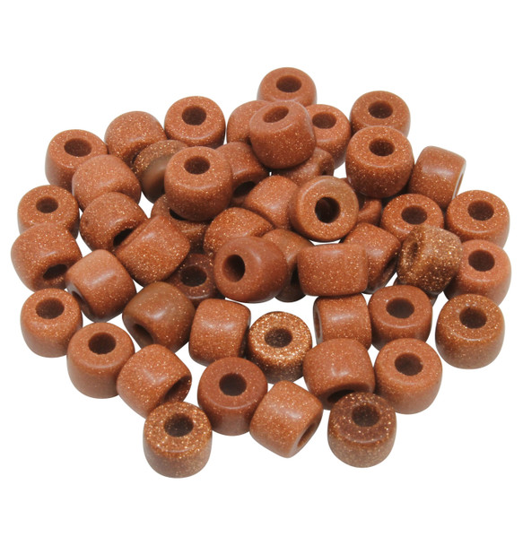 Forte Bead - Manmade Goldstone - Sold Individually