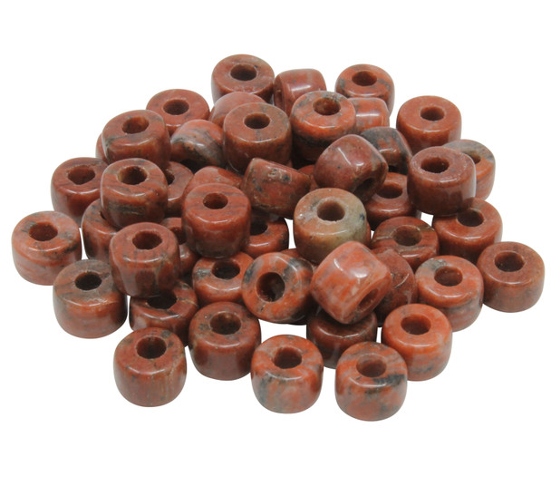 Forte Bead - Red Jasper - Sold Individually