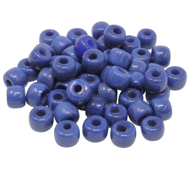 Forte Bead - Soft Blue Glass - Sold Individually