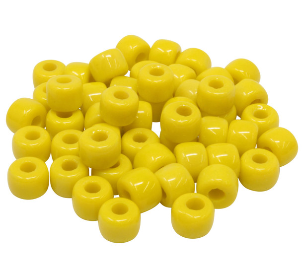 Forte Bead - Yellow Glass - Sold Individually