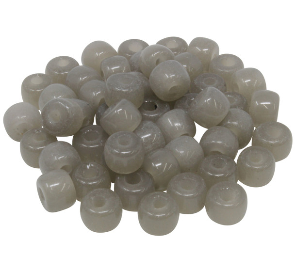 Forte Bead - Grey Agate - Sold Individually