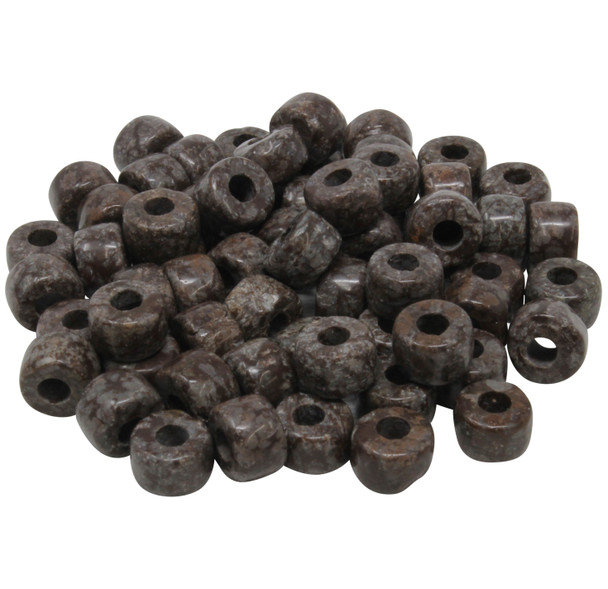 Forte Bead - Brown Snowflake Obsidian - Sold Individually