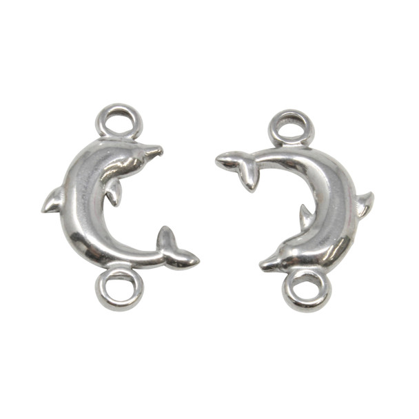 Stainless Steel 22x13mm Dolphin Link