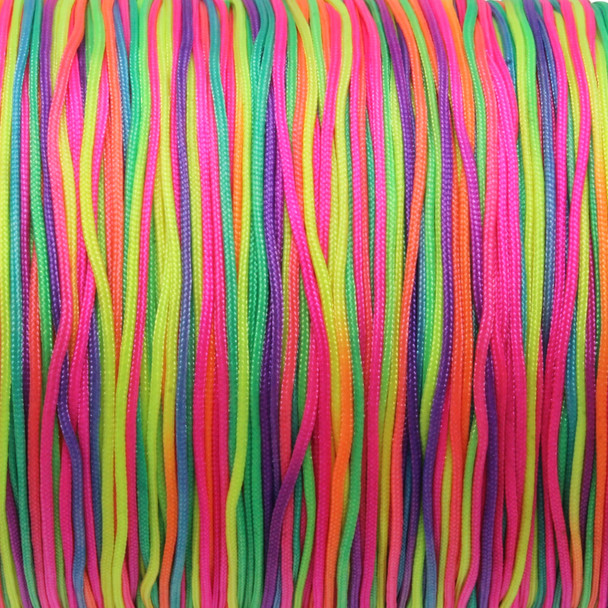 Multi Color - .8mm Nylon Chinese Knotting Cord - Sold by the Foot