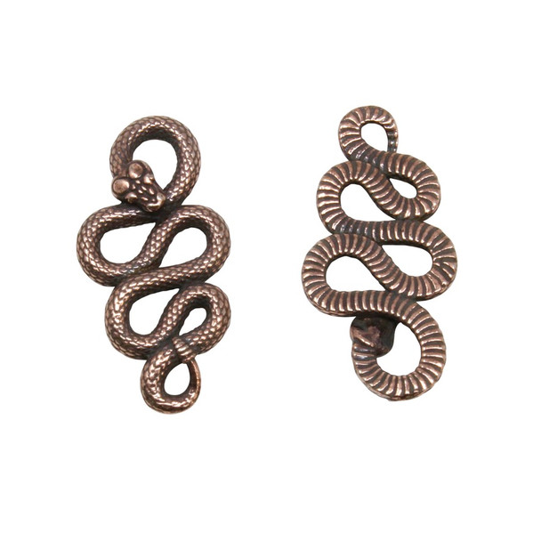 Copper Plated Rattlesnake Link