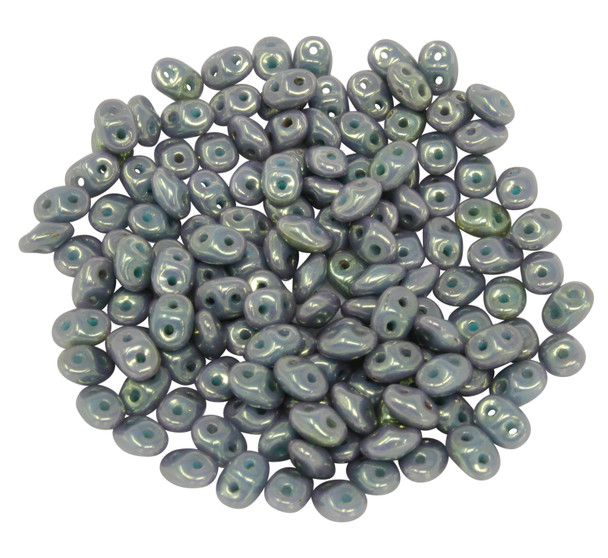 Matubo SuperDuo -- Luster Turquoise Green