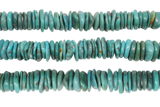 Natural Turquoise Polished 12-13mm Tire