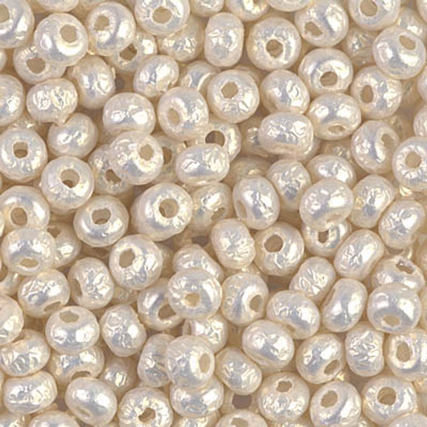 Size 6 Miyuki Seed Beads -- 3951 Baroque Pearl White