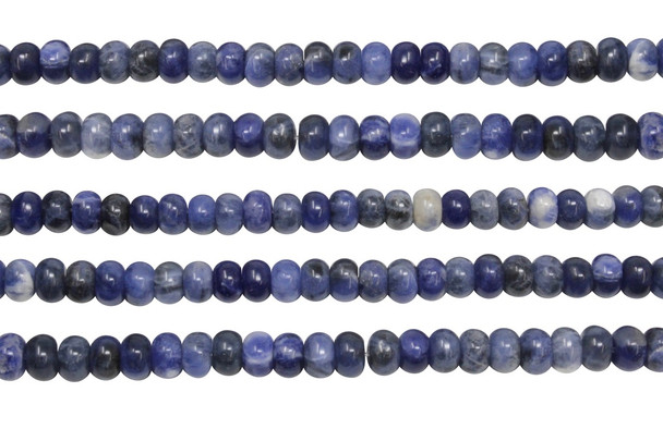 Sodalite Polished 4x6mm Rondelle
