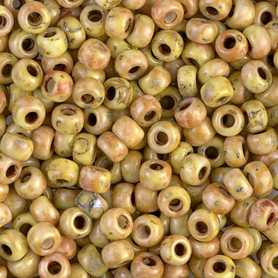 Size 6 Miyuki Seed Beads -- 4512 Picasso Bamboo