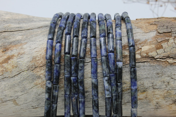 Sodalite Polished 4x13mm Tube