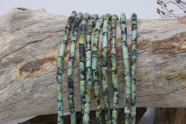 African Turquoise 4x13mm Tube