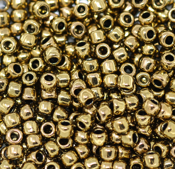 Size 6 Toho Seed Beads -- 457 Metallic Bronze