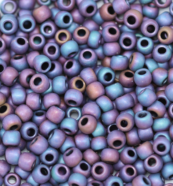 Size 6 Toho Seed Beads -- F463A Blue Iris Matte